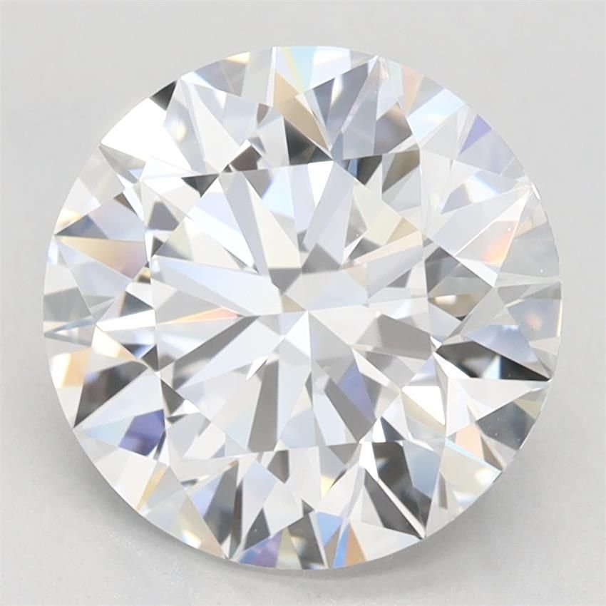 2.91ct D VVS1 Rare Carat Ideal Cut Round Lab Grown Diamond