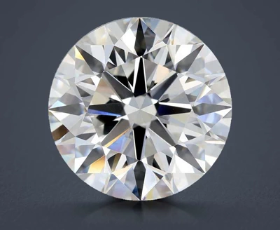 4.07ct F VS2 Rare Carat Ideal Cut Round Diamond
