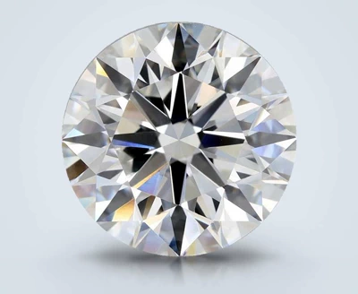 4.07ct F VS2 Rare Carat Ideal Cut Round Diamond