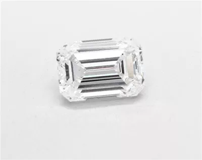 3.51ct D VS2 Rare Carat Ideal Cut Emerald Diamond