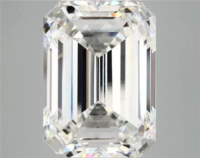 12.51ct F VVS2 Rare Carat Ideal Cut Emerald Lab Grown Diamond