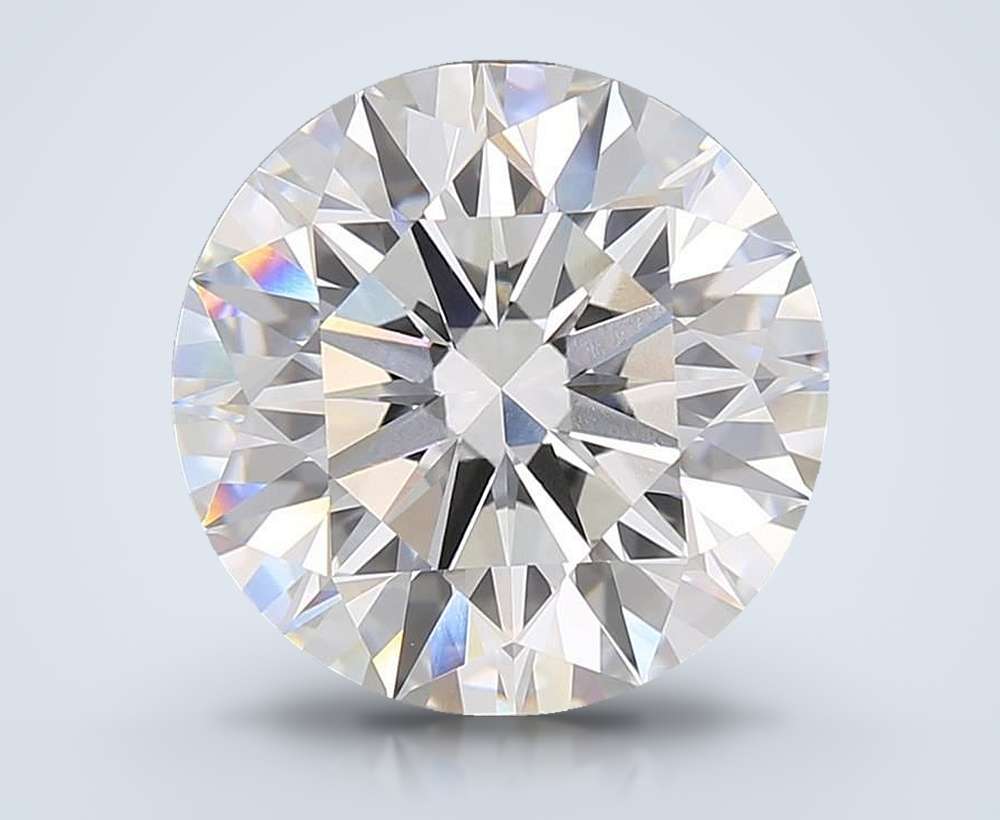 7.10ct F VVS1 Rare Carat Ideal Cut Round Lab Grown Diamond