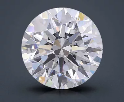 6.55ct E VVS1 Rare Carat Ideal Cut Round Lab Grown Diamond