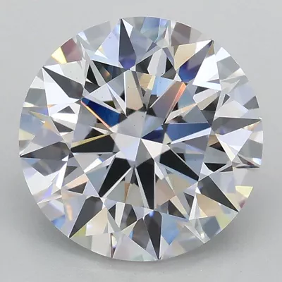 2.56ct D VS1 Rare Carat Ideal Cut Round Lab Grown Diamond