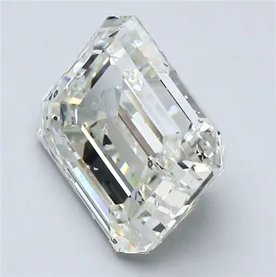5.00ct J SI2 Excellent Cut Emerald Diamond