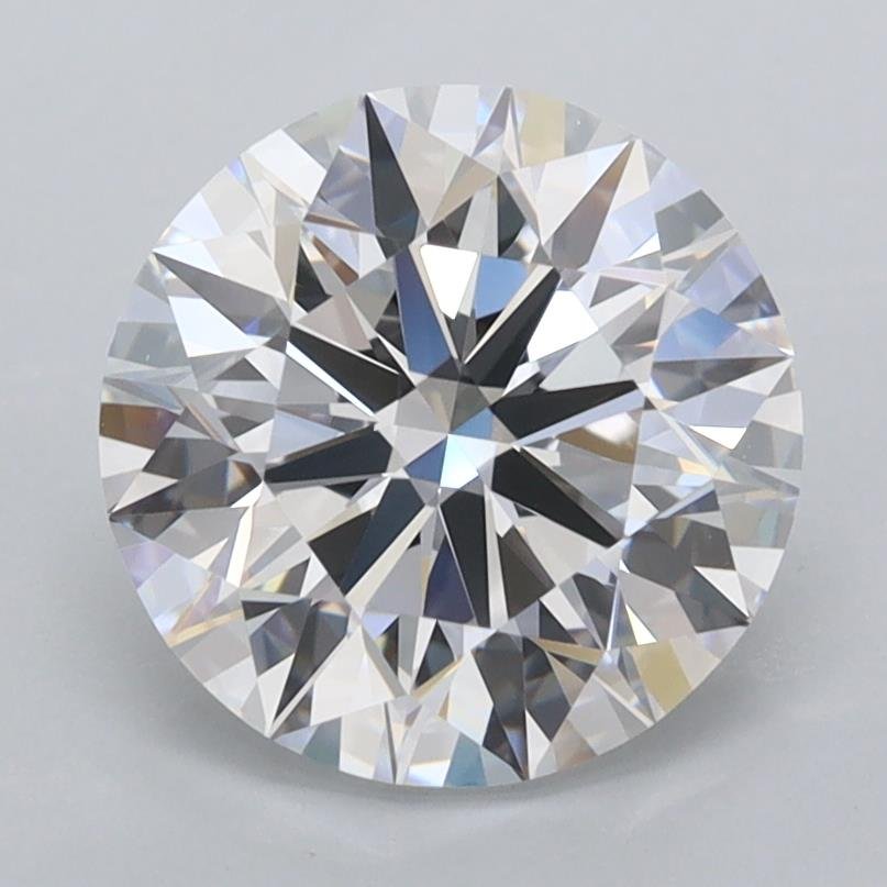 2.50ct D FL Rare Carat Ideal Cut Round Lab Grown Diamond