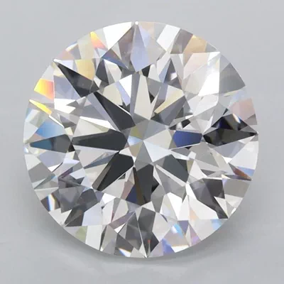 3.11ct D FL Rare Carat Ideal Cut Round Lab Grown Diamond
