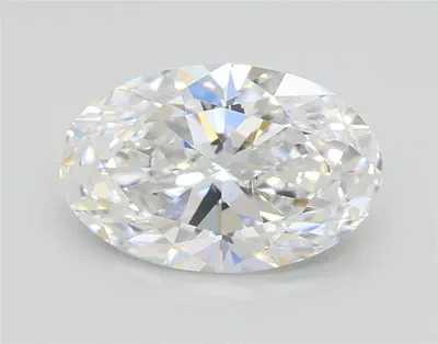 1.01ct D VS2 Rare Carat Ideal Cut Oval Lab Grown Diamond