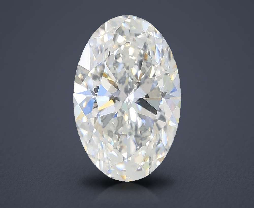 1.01ct D VS2 Rare Carat Ideal Cut Oval Lab Grown Diamond
