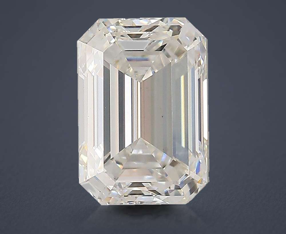 2.50ct E VS2 Very Good Cut Emerald Lab Grown Diamond
