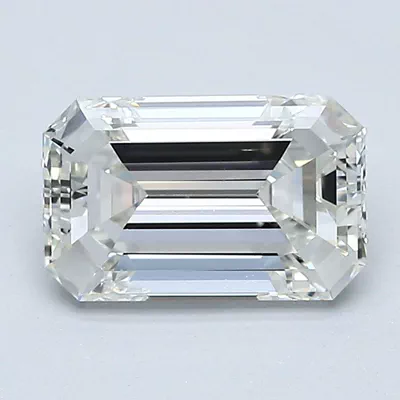 1.50ct H SI2 Rare Carat Ideal Cut Emerald Diamond
