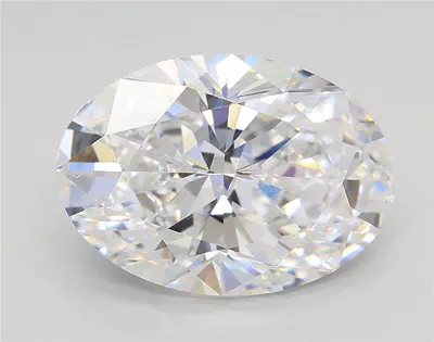 3.05ct D VS2 Rare Carat Ideal Cut Oval Lab Grown Diamond