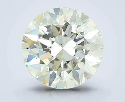 3.01ct K VS2 Very Good Cut Round Diamond