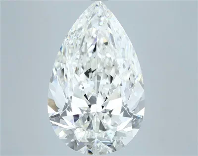 7.02ct I SI1 Rare Carat Ideal Cut Pear Diamond