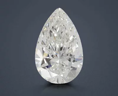 6.16ct E VS1 Rare Carat Ideal Cut Pear Lab Grown Diamond