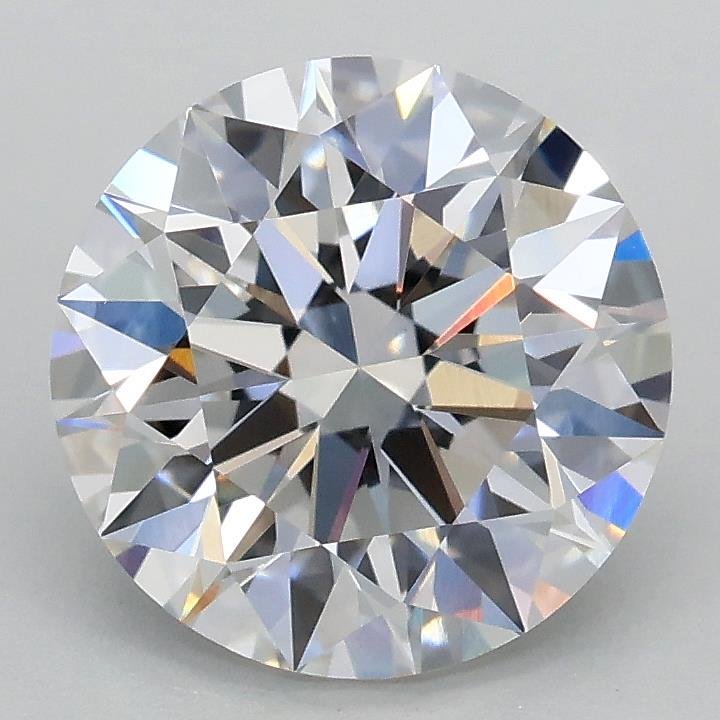 2.09ct D VVS2 Excellent Cut Round Lab Grown Diamond