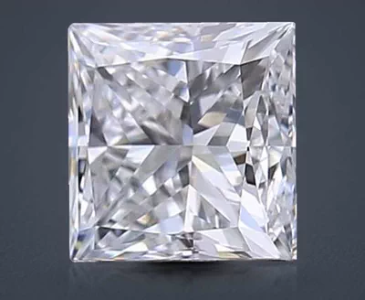 0.57ct D VVS1 Rare Carat Ideal Cut Princess Lab Grown Diamond