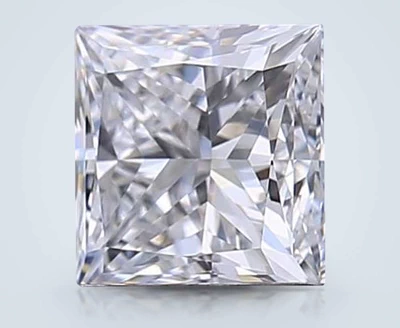 0.57ct D VVS1 Rare Carat Ideal Cut Princess Lab Grown Diamond