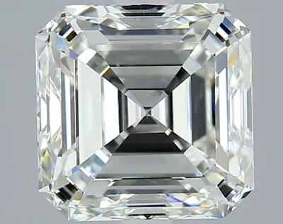 3.01ct J VS2 Excellent Cut Asscher Diamond