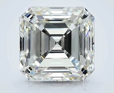 3.01ct J VS2 Rare Carat Ideal Cut Asscher Diamond