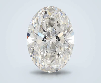 7.13ct G SI1 Rare Carat Ideal Cut Oval Lab Grown Diamond