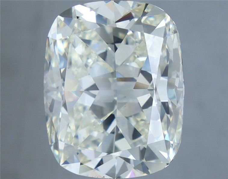 5.53ct K VS2 Excellent Cut Cushion Diamond