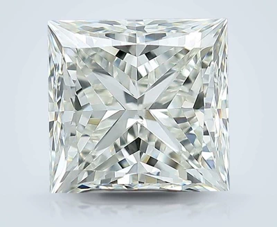 3.04ct J SI1 Rare Carat Ideal Cut Princess Diamond