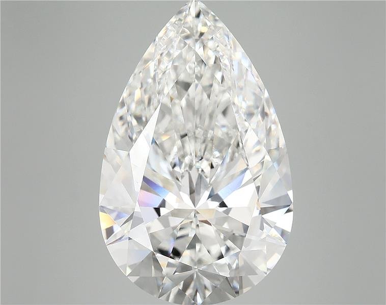 10.40ct F VVS2 Rare Carat Ideal Cut Pear Lab Grown Diamond