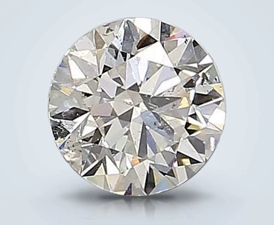 0.61ct I SI2 Rare Carat Ideal Cut Round Diamond