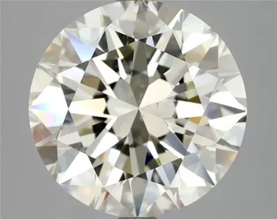 4.01ct K SI1 Excellent Cut Round Diamond