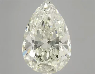 8.03ct K VS1 Rare Carat Ideal Cut Pear Diamond