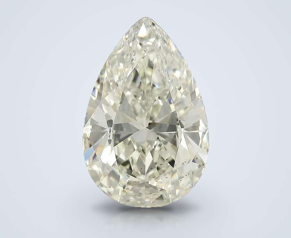 8.03ct K VS1 Rare Carat Ideal Cut Pear Diamond