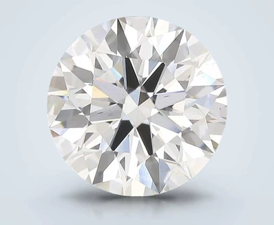 5.56ct F SI1 Rare Carat Ideal Cut Round Lab Grown Diamond