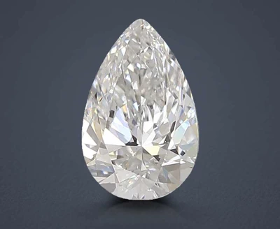 1.58ct D VS1 Rare Carat Ideal Cut Pear Lab Grown Diamond