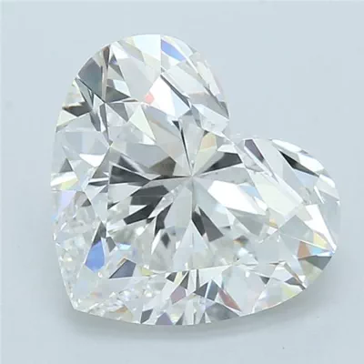 6.61ct F VVS2 Rare Carat Ideal Cut Heart Lab Grown Diamond