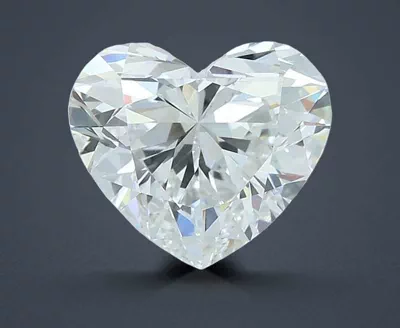 6.61ct F VVS2 Rare Carat Ideal Cut Heart Lab Grown Diamond