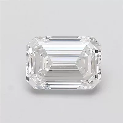 2.51ct D VS2 Rare Carat Ideal Cut Emerald Lab Grown Diamond