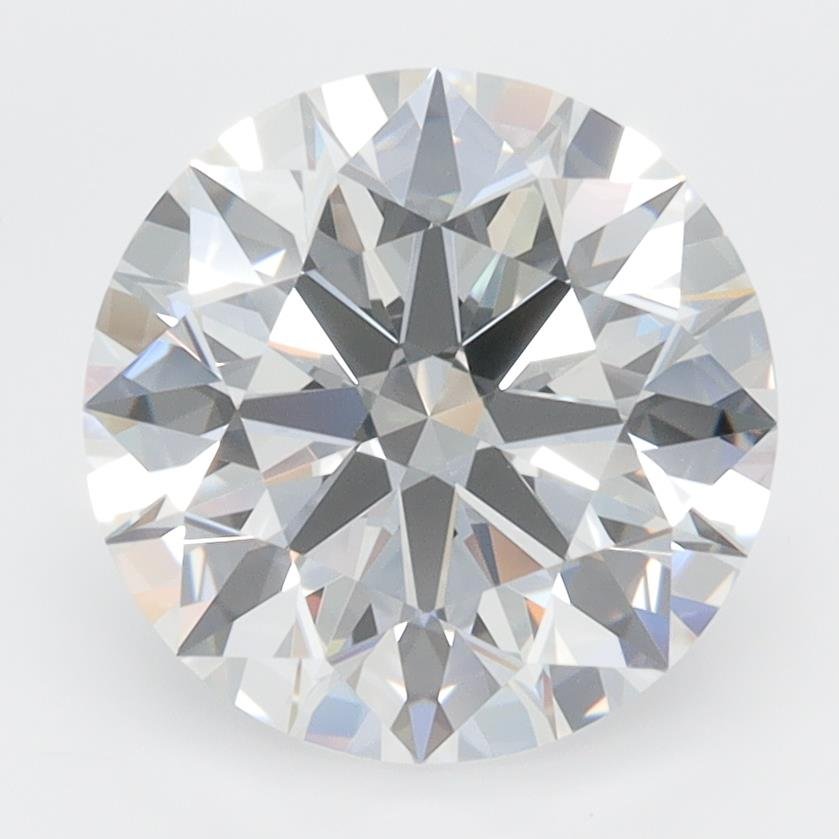 3.29ct D VVS1 Rare Carat Ideal Cut Round Lab Grown Diamond