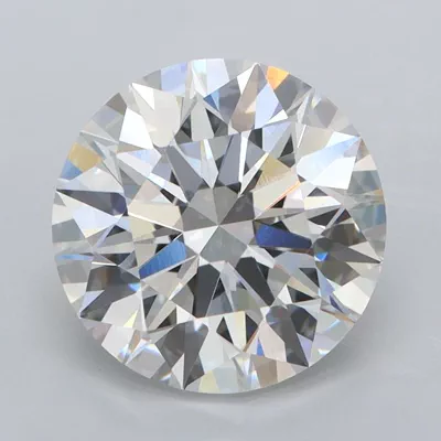3.01ct F VVS2 Rare Carat Ideal Cut Round Lab Grown Diamond