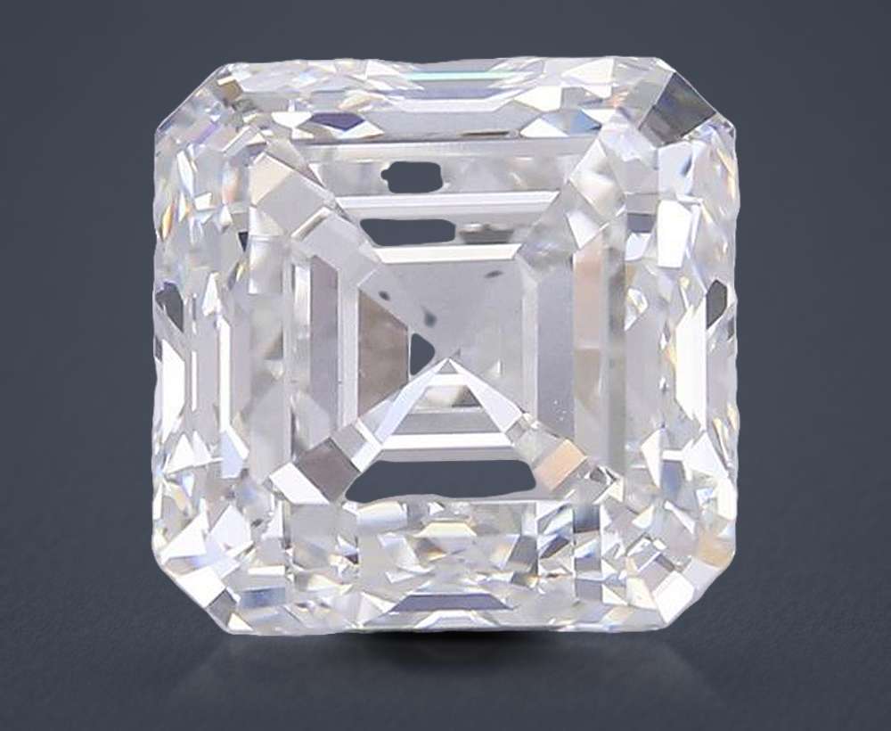 13.08ct F VS1 Rare Carat Ideal Cut Asscher Lab Grown Diamond