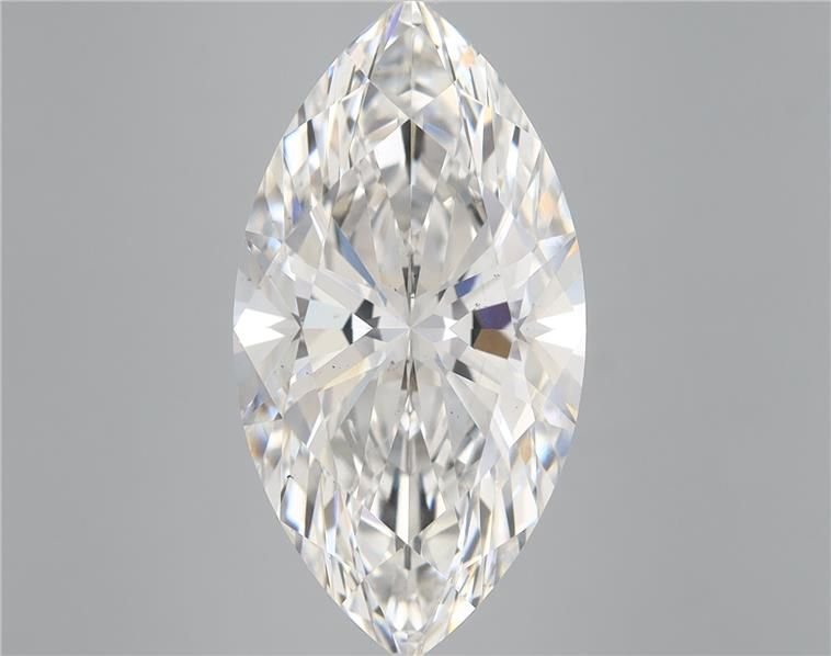 6.72ct F VS2 Rare Carat Ideal Cut Marquise Lab Grown Diamond
