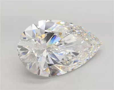 20.47ct F VS1 Rare Carat Ideal Cut Pear Lab Grown Diamond