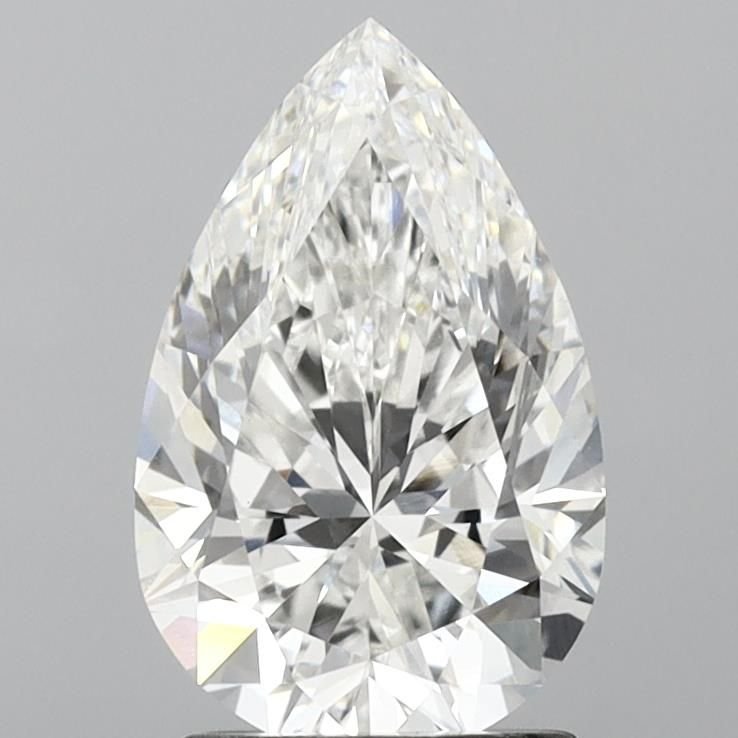 1.16ct H VS1 Rare Carat Ideal Cut Princess Lab Grown Diamond