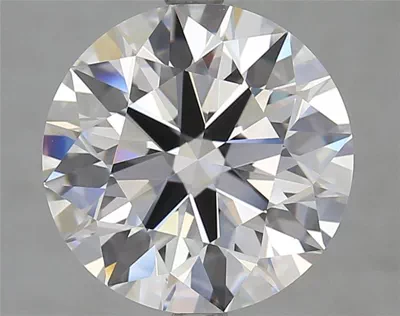 5.02ct D FL Rare Carat Ideal Cut Round Lab Grown Diamond