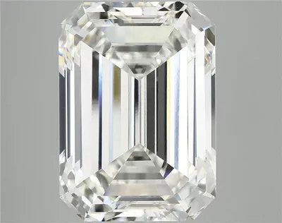 13.14ct F VVS2 Rare Carat Ideal Cut Emerald Lab Grown Diamond