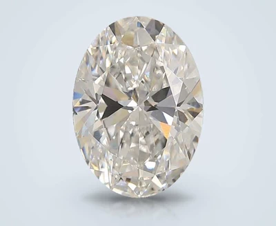 3.05ct E VS1 Rare Carat Ideal Cut Oval Lab Grown Diamond
