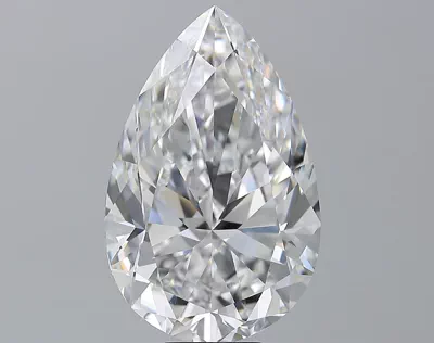 10.01ct D VS1 Rare Carat Ideal Cut Pear Diamond