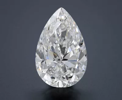 10.01ct D VS1 Rare Carat Ideal Cut Pear Diamond
