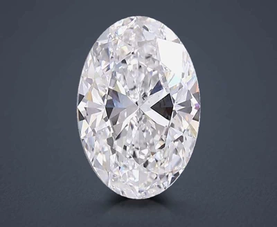 5.08ct E VS1 Rare Carat Ideal Cut Oval Lab Grown Diamond