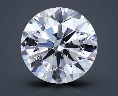 2.22ct D SI2 Rare Carat Ideal Cut Round Diamond